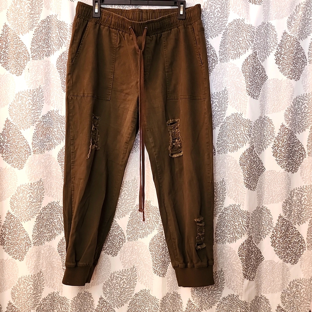 Olive Green Joggers